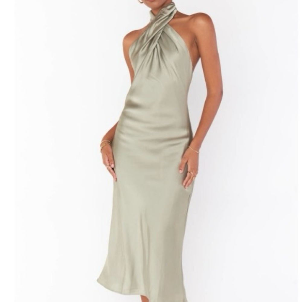 Show Me Your MuMu Sage Halter Dress